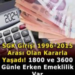 Emeklilik, özellikle Uzun Yıllar çalışan