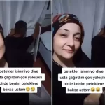 Evine Usta Cagiran Kadin Pes Dedirtti.