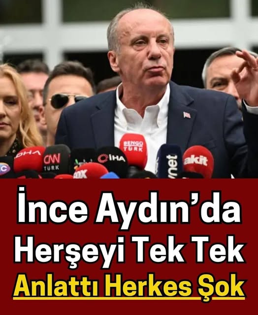 Muharrem İnce Herşeyi Tek Tek Anlattı