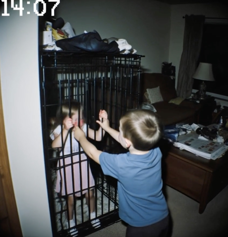 EVE GELDİĞİMDE KIZIMI KÖPEK KAFESİNDE KİLİTLİ BULDUĞUMDA – VE BAKICI DA BUNDAN KURTULMADI