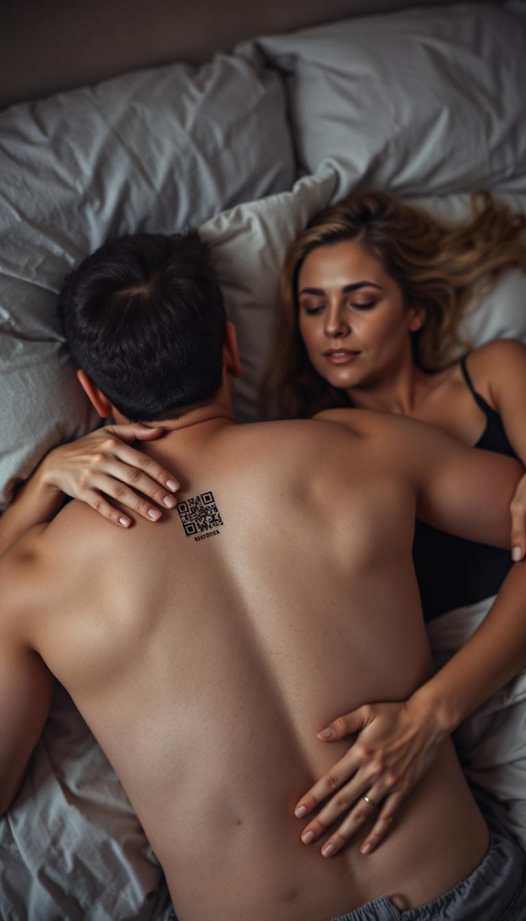 Kocam uyurken sırtında barkod şeklinde garip bir dövme fark ettim: Kodu taradım ve neredeyse bayılıyordum