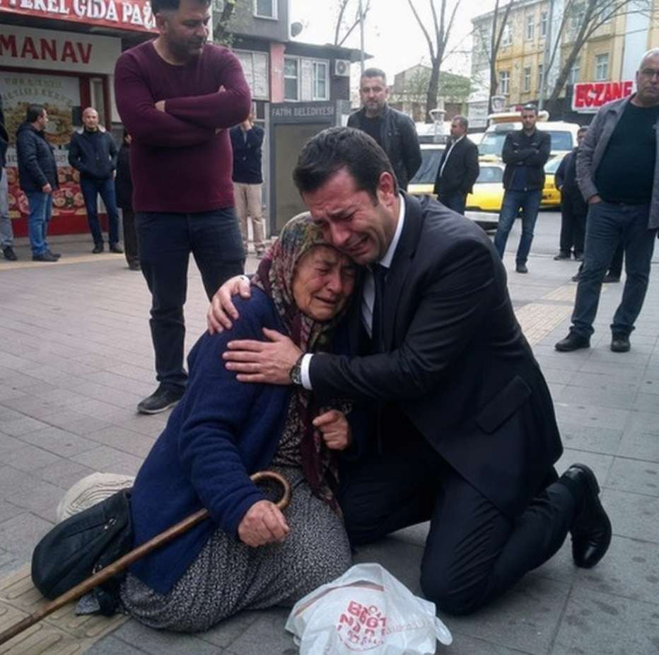 Milyarder pazarda evsiz bir kadına tekme attı
