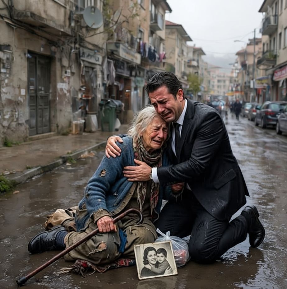 Milyarder pazarda evsiz bir kadına tekme attı - Fotoğraf 2