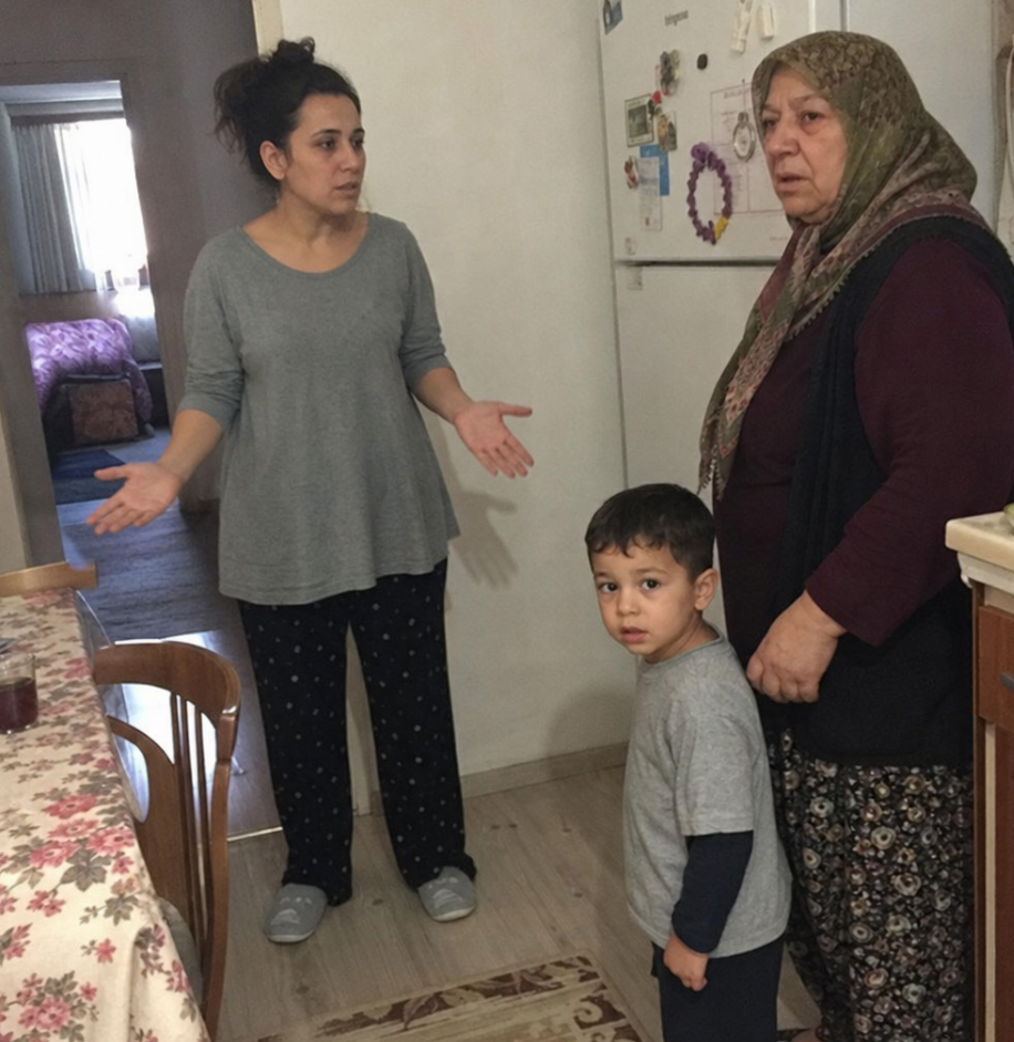 Mutfağa girdiğimde  karşılaştığım manzara…