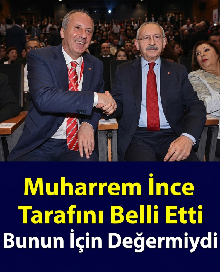 Muharrem İnce Meğerse..