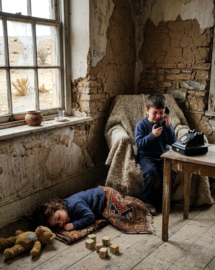 Baba… kardeşim uyanmıyor.