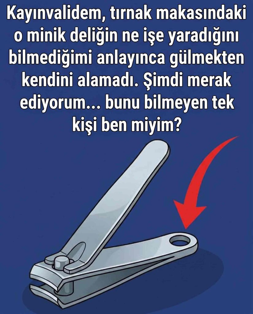 Tırnak makasınızdaki küçük yuvarlak delik ne işe yarıyor? Şaşırtıcı derecede basit ve bugüne kadar gözden kaçırdığınız cevap! - Fotoğraf 2