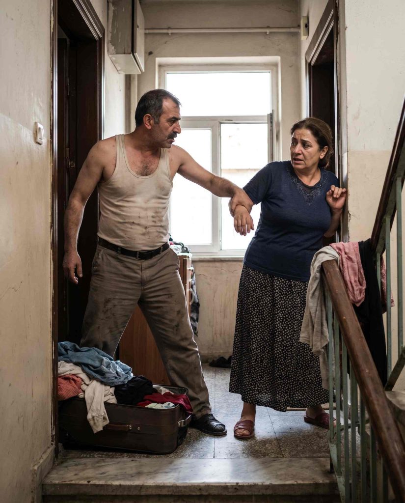Kocam beni bir tencere yemek ve tozlu bir sehpa yüzünden evden attı… Ama altı ay sonra kapımı çaldığında dizlerinin üzerinde ağlıyordu. Ve o gün ona verdiğim cevap, hayatının geri kalanını değiştirdi.
