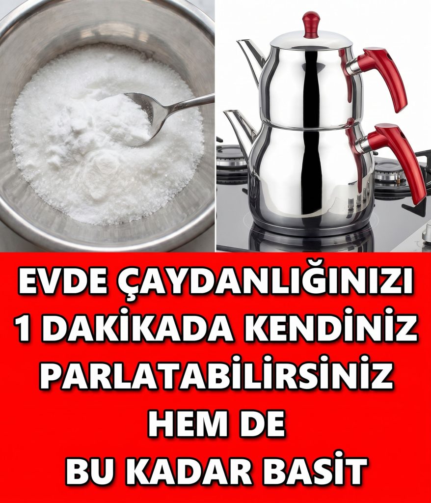 Evde çaydanlığınızı 1 dakikada Parlatma Yöntemi - Fotoğraf 2