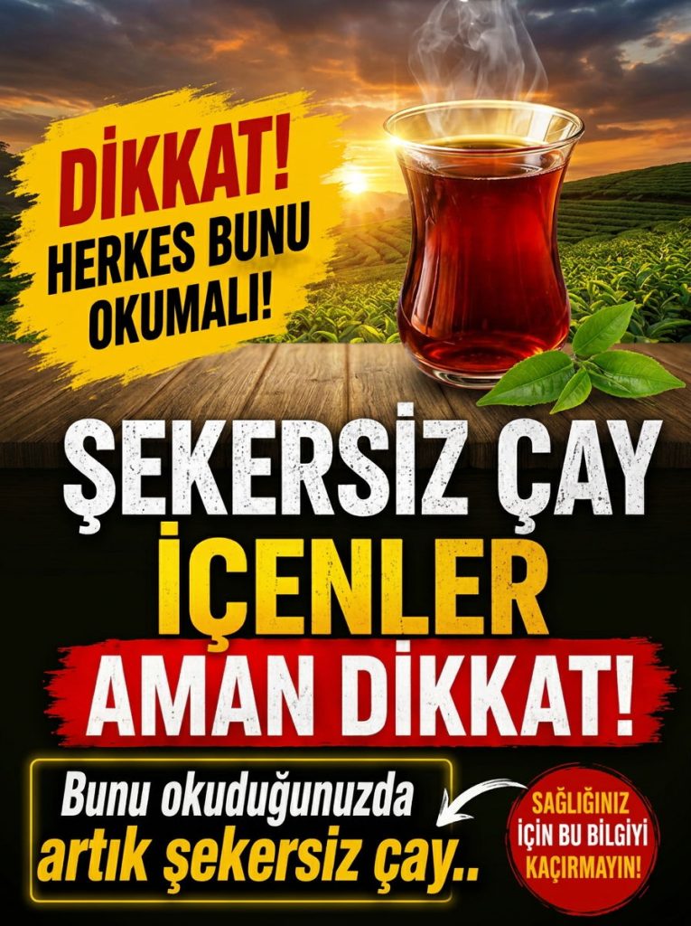 Şekersiz Çay İçenler Dikkat!! - Fotoğraf 2