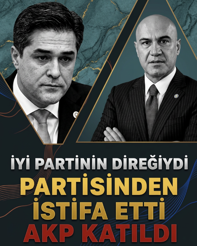 Partisinden istifa etti.