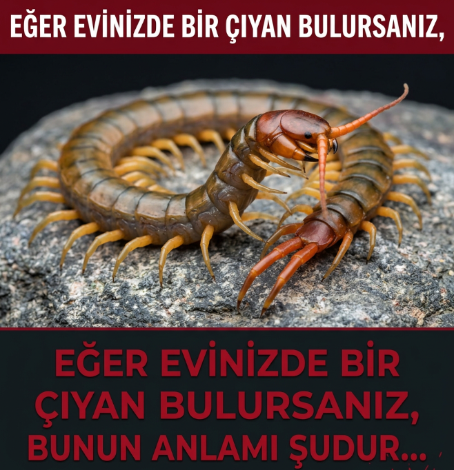 Eğer Evde kırkayak bulursanız işte anlamı…