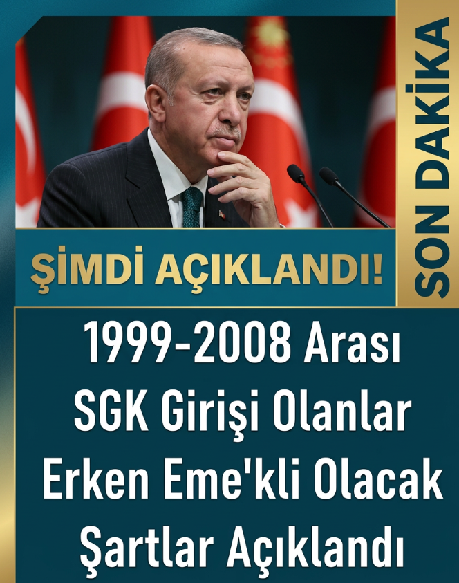 45 yaşında emekli olabilecceksiniz.