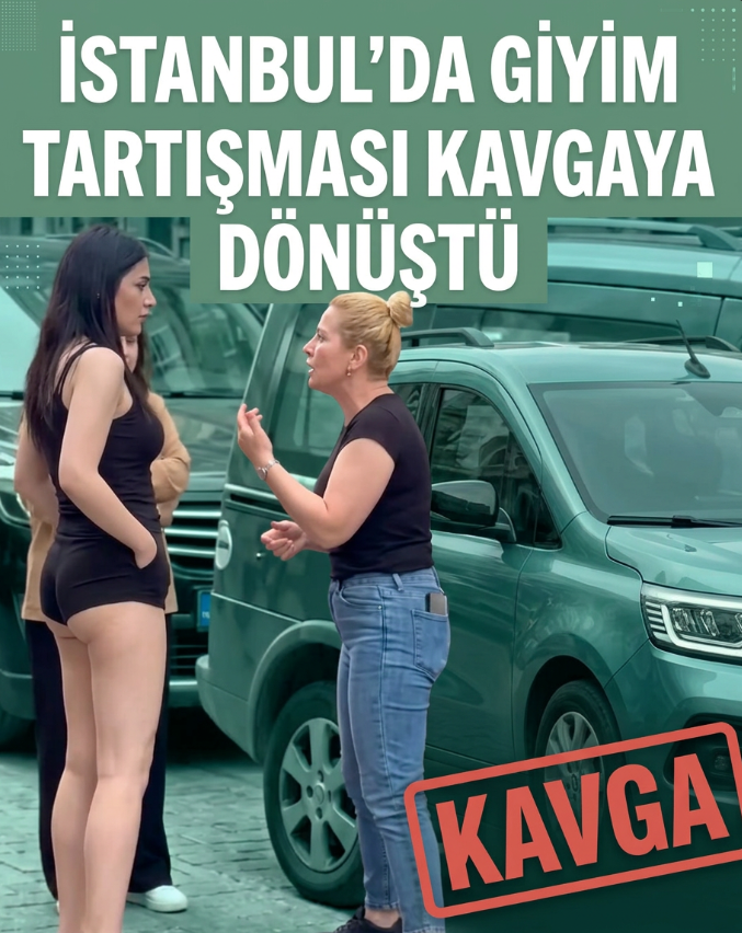 İstanbulda giyim kavgası yaşandı..