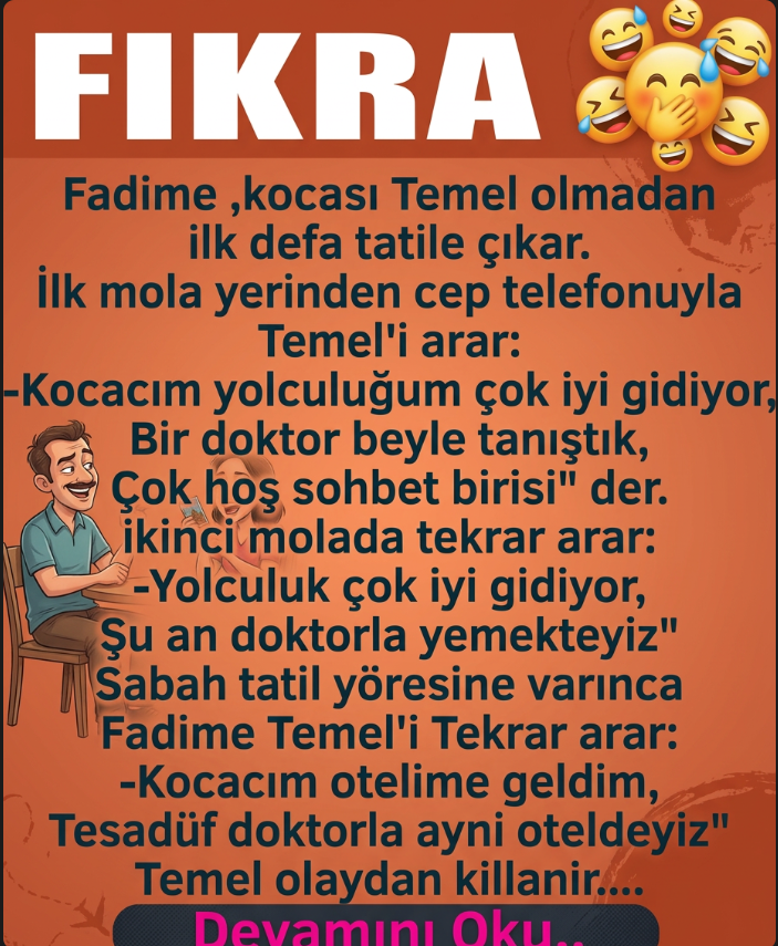 Gülmekten kopartan fıkra